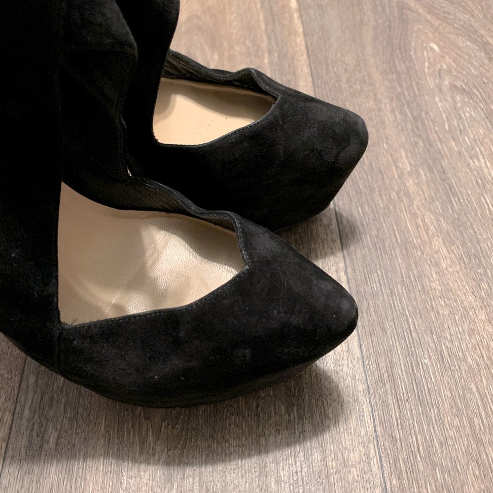 Christian Louboutin Black Suede Booties 38 1/2 - Picture 6 of 12